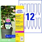 AVERY ZWECKFORM - Tabliczki do oznaczania roślin, A4, 10 ark./op., 100 x 20 mm, dwustronne, białe - T3005-10